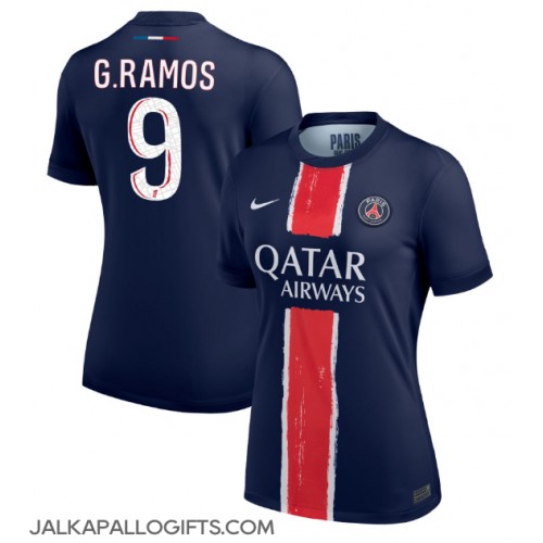 Paris Saint-Germain Goncalo Ramos #9 Kotipaita Naiset 2024-25 Lyhythihainen